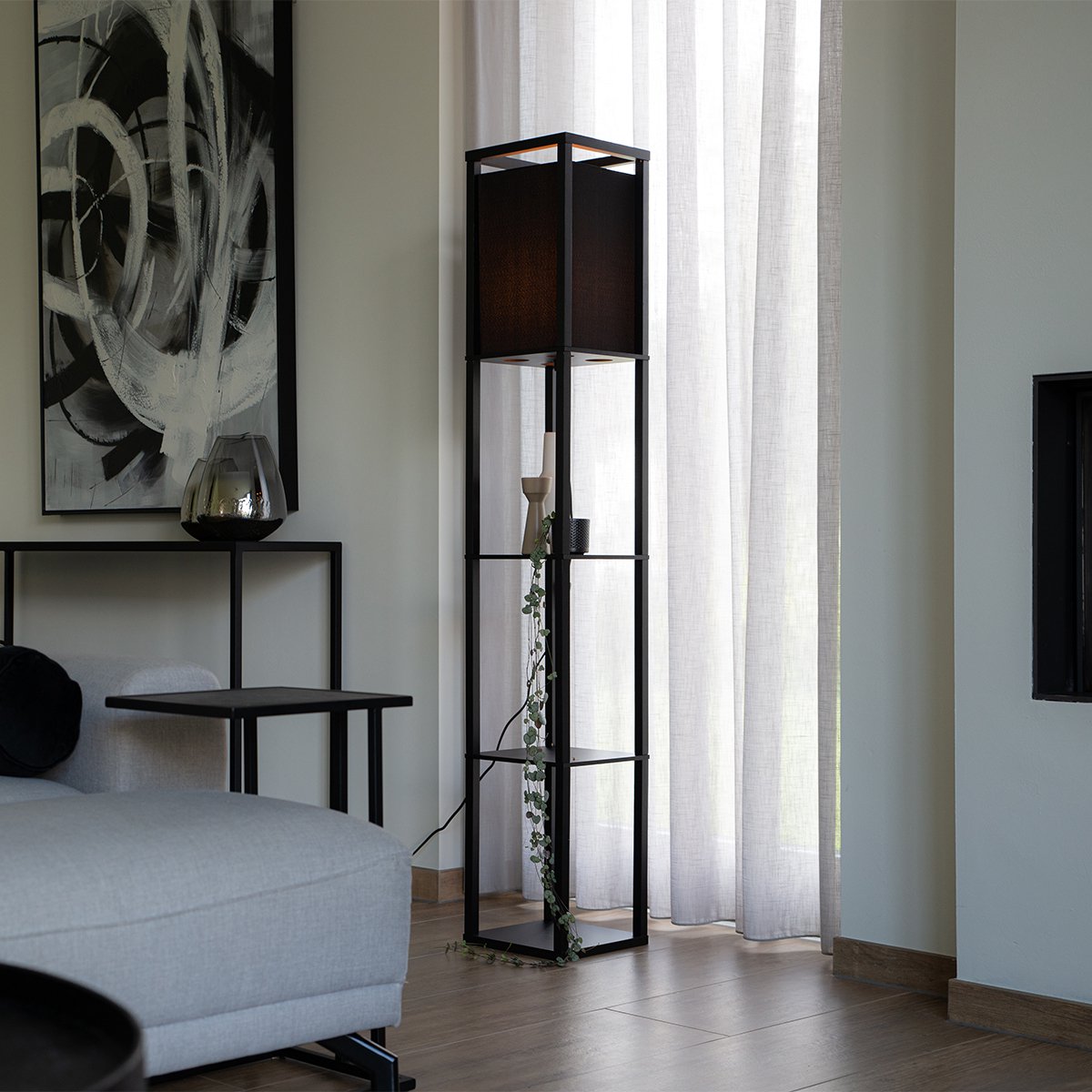 QAZQA stojan - Moderne Vloerlamp thumbnail 2