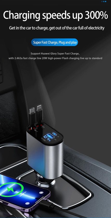 imoshion Lichtgevende Snellaadkabel RGB - USB-A naar Lightning kabel - 2 meter