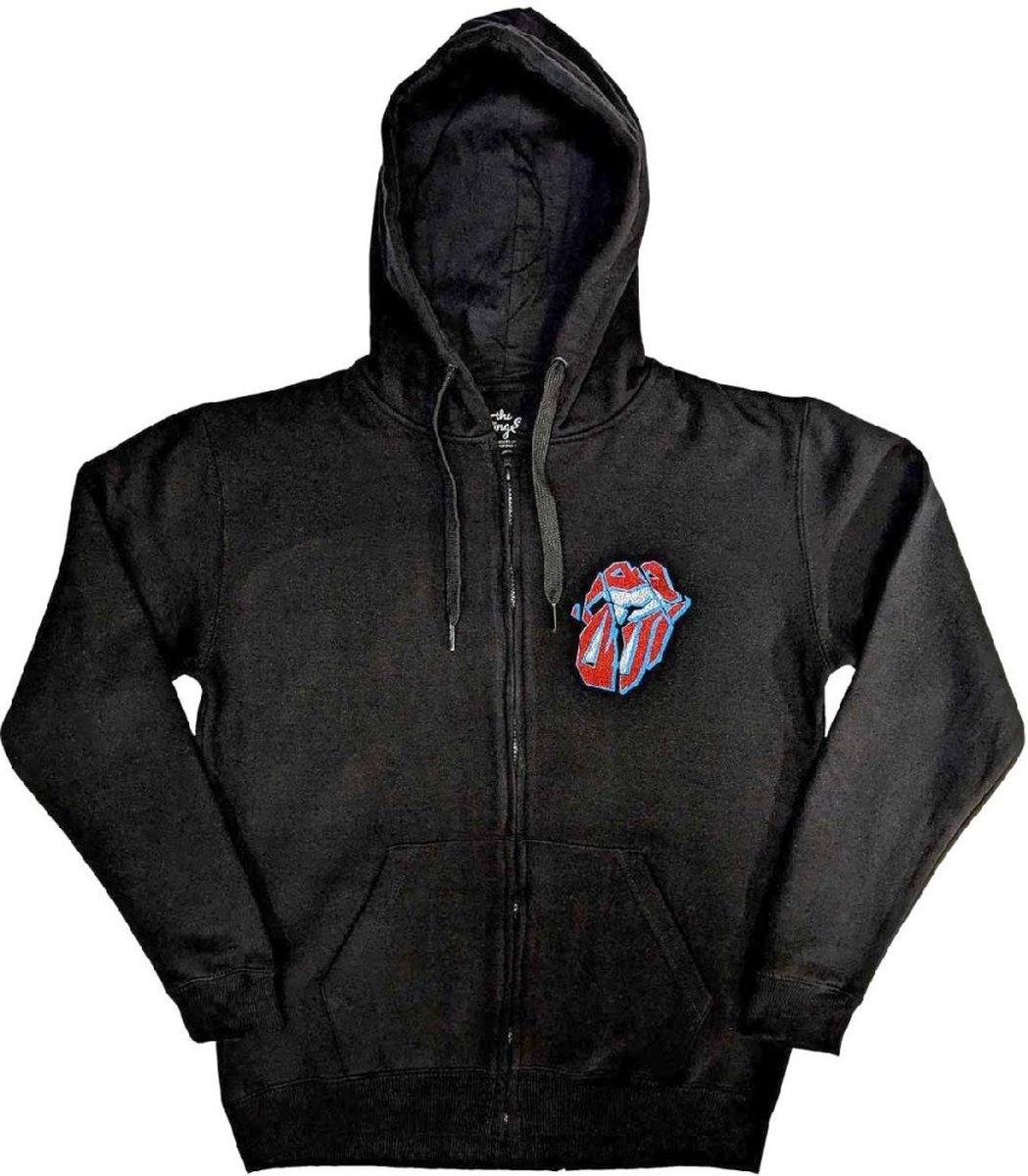 The Rolling Stones - Hackney Diamonds Stars Vest met capuchon - M - Zwart
