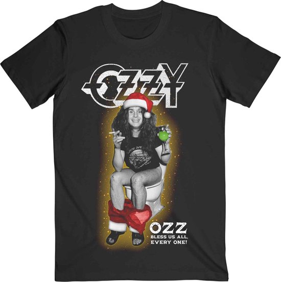 Ozzy Osbourne - Ozz Bless Us All Heren Tshirt - M - Zwart