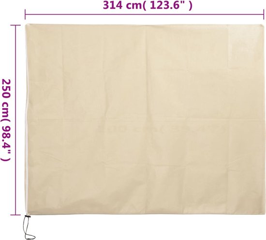 vidaXL - Plantenhoezen - met - ritssluiting - 10 - st - 70 - g/mÂ² - 3,14x2,5 - m van VidaXL — afbeelding 3