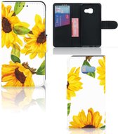 Hoesje geschikt voor Geschikt voor Samsung Galaxy A3 2017 Zonnebloemen