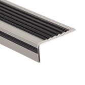 Trapneus pvc - Zwart/Grijs - 1500 x 60 x 22 mm - 2 stuks