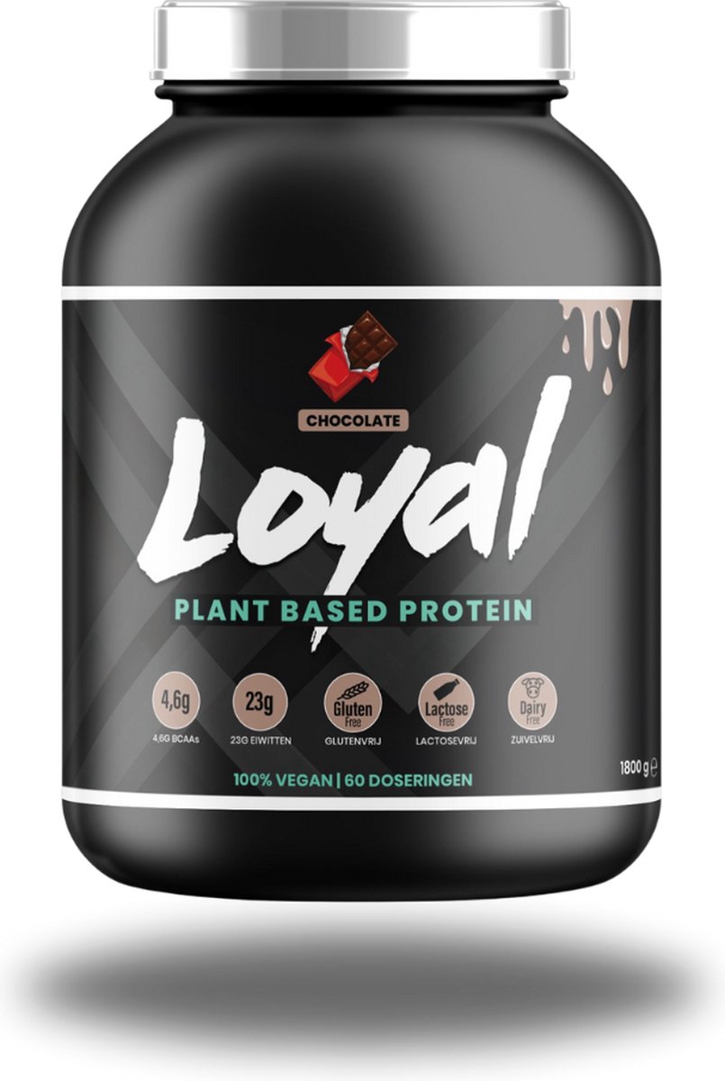 Goedkoopste Loyalprotein - Vegan Protein Poeder - Proteïne Poeder - Chocolade - 1800 Gram
