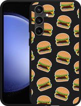 Cazy Hoesje Zwart geschikt voor Samsung Galaxy S23 FE Burgers