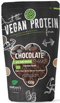 Natures Finest Proteine chocolade vegan 450 gram