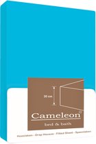 Cameleon Hoeslaken Turquoise 90x220cm