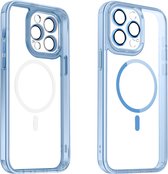 Valenta Back Cover Trend MagSafe iPhone 13 Pro - Lensbeschermer - Blauw