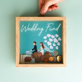 Out Of The Blue Houten Spaarpot - Wedding Fund