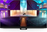 Philips 55OLED908/12 AMBILIGHT tv, Ultra HD OLED, Ambilight 3 net gen., Google TV, Ultra HD Premium, P5 AI Perfect Picture, 139,7 cm (55"), 4K Ultra HD, OLED, Wifi, Métallique