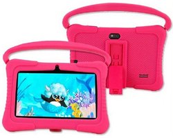Xerolax Kindertablet - Kinder Computer - Vanaf 3 Jaar - 5 Jaar - 32GB - 7 Inch - Inclusief Gratis Beschermhoes - Roze