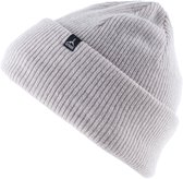 Altidude HERMIT Light Grey Unisex, klassieke geribde gebreide muts, normale pasvorm, manchetten, dubbele laag, Buitenkant: 80% scheerwol (lamswol) / 20% polyamide // Voering: 100% scheerwol (merino)