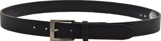 Vintage Zwarte Leren Riem | Fantini Pelletteria