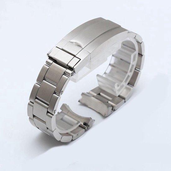 Oyster Geborsteld 904L 20mm Horlogeband 20mm, Springbar gemaakt voor Rolex Submariner horloge en Homage zoals Steeldive en Pagani | Seestern | Cronos | Addiesdive | Sugess | Tapered | 20mm band aanzet Lug to Lug RVS904l | Bandje | Horlogebandje