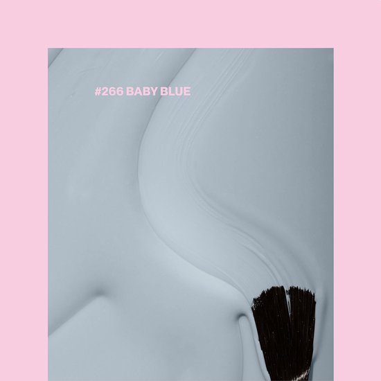 Pink Gellac 266 Baby Blue Gel Lak 15ml - Blauwe Gellak Nagellak - Gelnagels Producten - Gel Nails - Pink Gellac