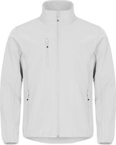 Clique Classic Softshell Jacket Wit maat S