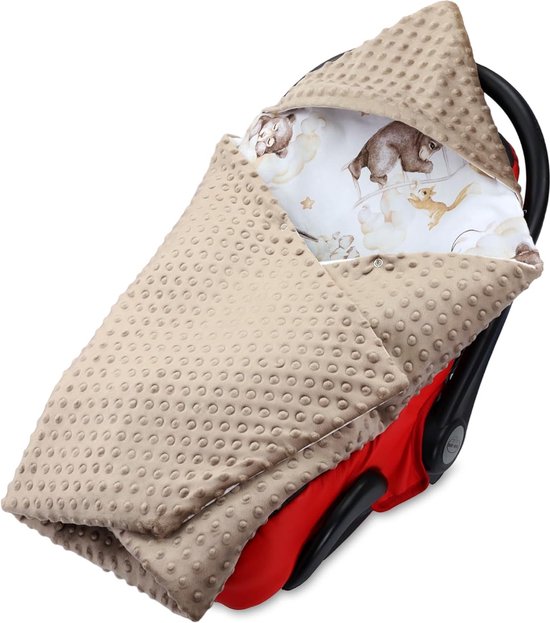 Couverture d'emballage pour siège bébé, poussette, landau, 90 x 90 cm,  couverture bébé | bol