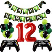 Snoes Mega Game Gamers Helium Verjaardags Ballonnen Feestdecoratie Red Cijfer Ballon nr 12