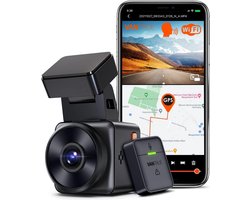 Dashcam voor auto - Mini dashcam met WiFi / wireless camera met HDR nachtshift - loop Recording - G-sensor - 512GB