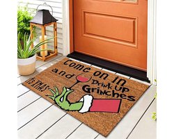 The Grinch - Kerst Deurmat - Kerstcadeau - Antislipbodem - Christmas Gift - Grappig cadeau - Kerst Geschenk