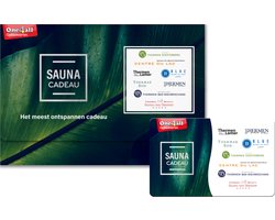 SaunaCadeau - Cadeaubon - 50 euro + cadeau-envelop