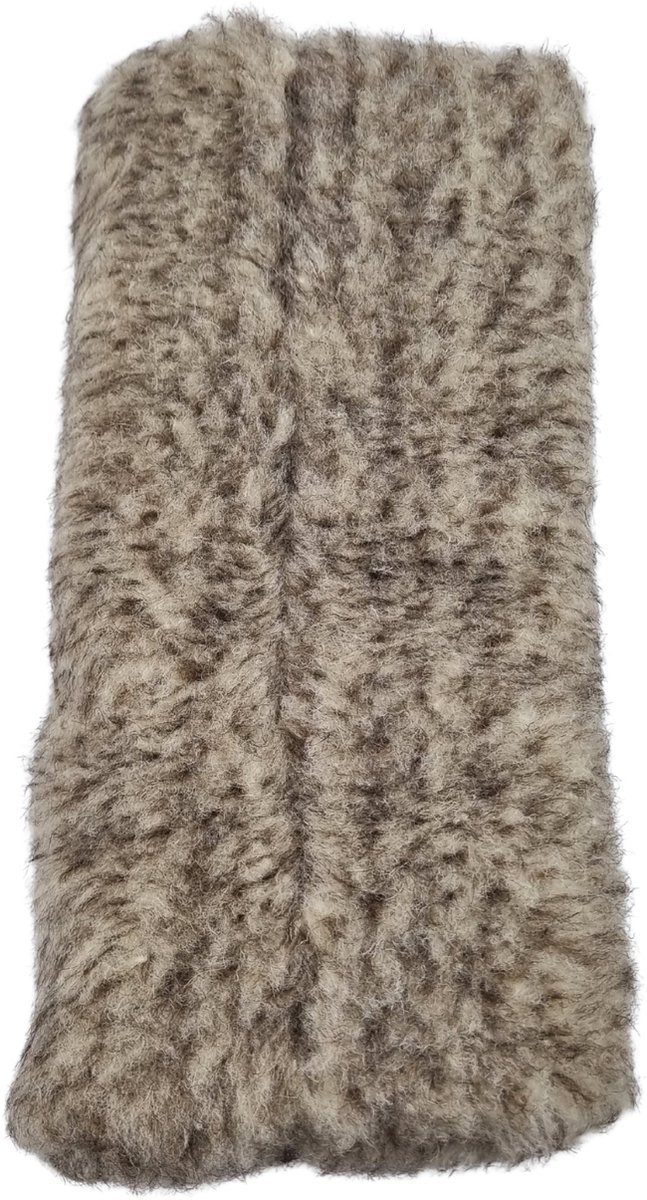 Goedkoopste Wollen mof grijs - Dina Wool - gevlekt grijs 100 wol