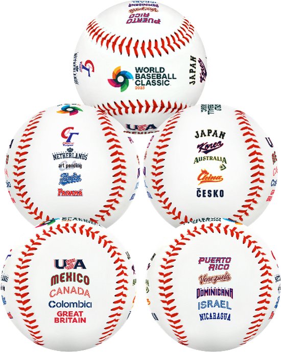 Rawlings WBC Team Logos Baseball 2023 bol