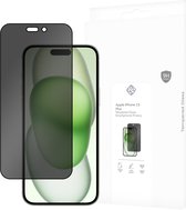 Cazy Tempered Glass Privacy Screen Protector geschikt voor iPhone 15 Plus