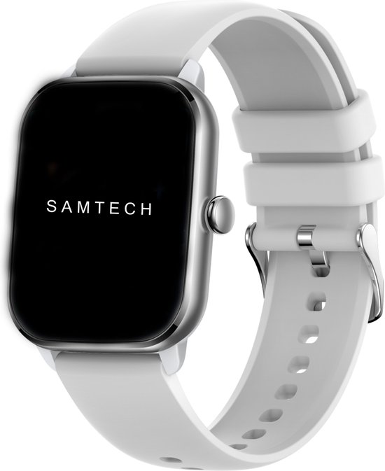 SAMTECH Smartwatch Ultra Thin Pro- Heren & Dames – horloge – Stappenteller, Calorie Teller, Slaap meter, HD – Grijs