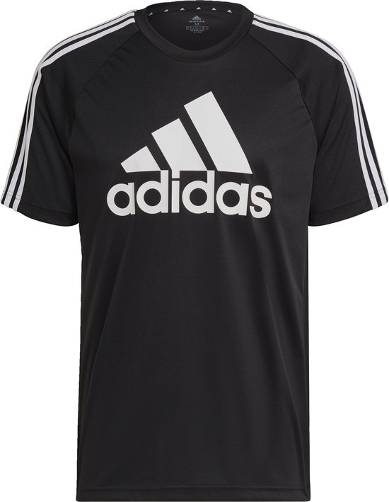 adidas Sportswear AEROREADY Sereno Logo T-shirt - Heren - Zwart- S