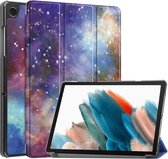 Tri-Fold Book Case met Wake/Sleep - Geschikt voor Samsung Galaxy Tab A9 Hoesje - Galaxy