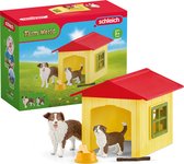 schleich FARM WORLD - Hondenhok - Speelfigurenset - Kinderspeelgoed voor Jongens en Meisjes - 3 tot 8 jaar - 42573