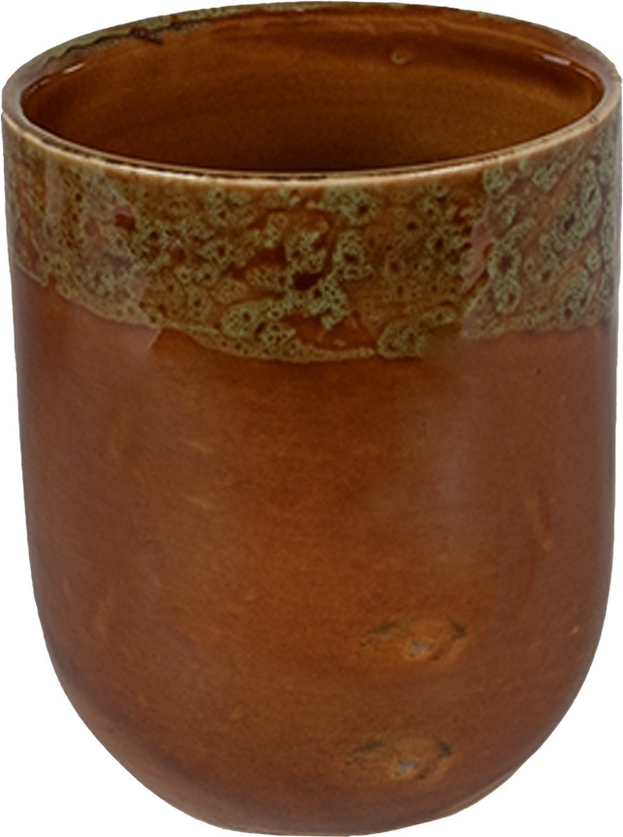Clayre & Eef Mok 150 ml Bruin Wit Keramiek