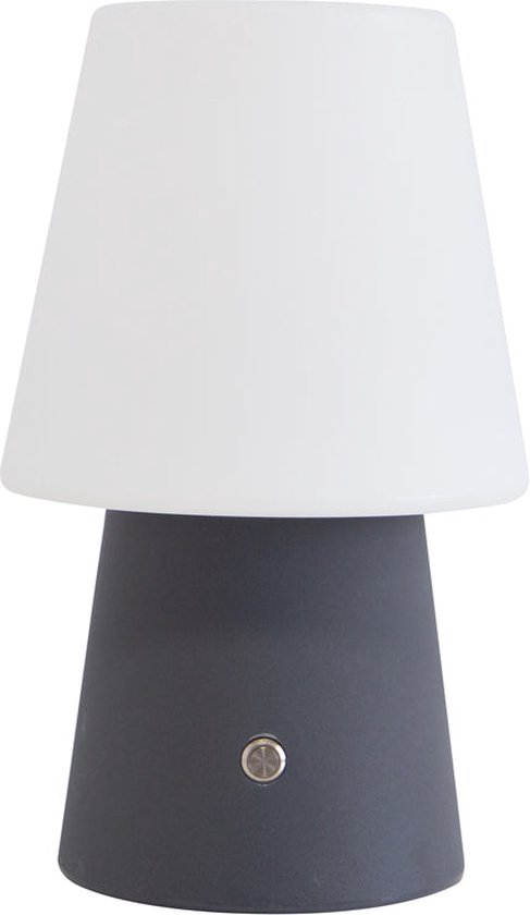 8 Seasons Design No.1 30RGB - Tafellamp oplaadbaar - Antraciet - 16 RGB kleuren - Led - Dimbaar - H30 cm