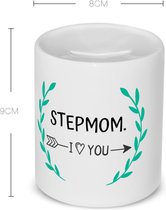 Akyol - stepmom i love you Spaarpot - Mama - de liefste moeder - moeder cadeautjes - moederdag - verjaardag - geschenk - kado - 350 ML inhoud