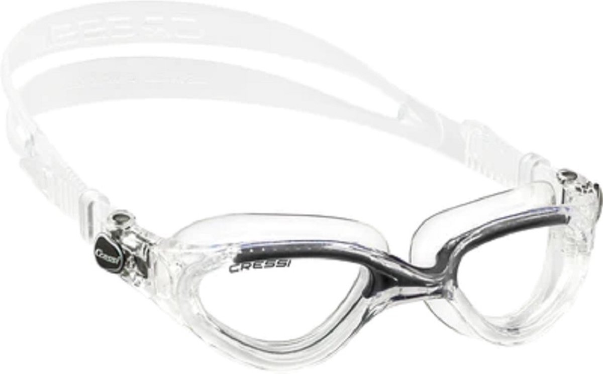 Cressi flash zwembril / goggle zwart transparant