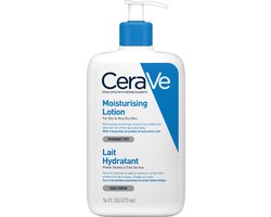 CeraVe Hydraterende melk - voor de droge tot zeer droge huid - met 3 essentiële ceramiden en hyaluronzuur - 473ml