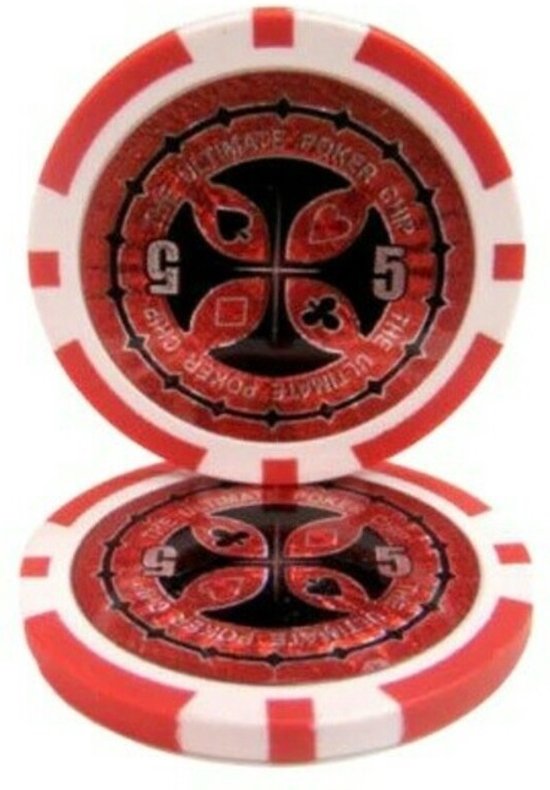 Jeton de poker Pegasi 11,5g rouge - 25pcs. - Jetons de Poker Texas