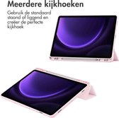 iMoshion Tablet Hoes Geschikt voor Samsung Galaxy Tab S9 FE / S9 - iMoshion Trifold Hardcase Bookcase - Roze