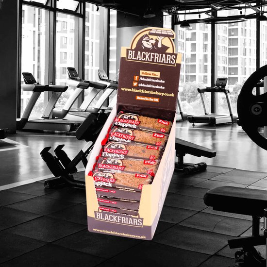 Blackfriars Flapjacks (25x110g) Fruit - Repen - Energie repen — afbeelding 3