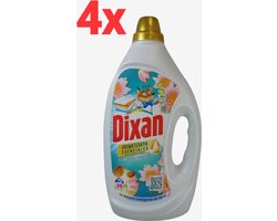 Dixan - Aromaterapia - Lotus - Vloeibare Wasmiddel - 4x 1,5L - 120 Wasbeurten - Voordeelverpakking