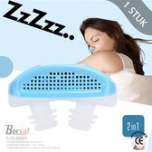 Borvat® - Anti-ronflement - Contre le ronflement - Nuit de sommeil améliorée - Bon sommeil - forfait 2 en 1 - Diffuseur nasal - Purificateur d'air - Dormir - 1 Pièce
