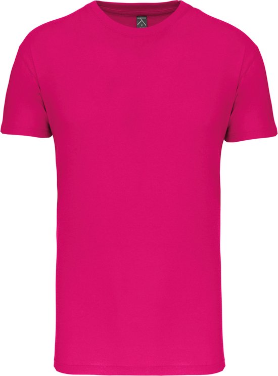 Fuchsia 2 Pack T-shirts met ronde hals merk Kariban maat XXL