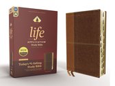 NIV Life Application Study Bible, Third Edition- NIV, Life Application Study Bible, Third Edition, Leathersoft, Brown, Red Letter, Thumb Indexed
