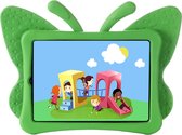 Apple iPad Air 5 (2022) 10.9 inch Tablet - Kinder iPad Hoes - Vlinder - Groen