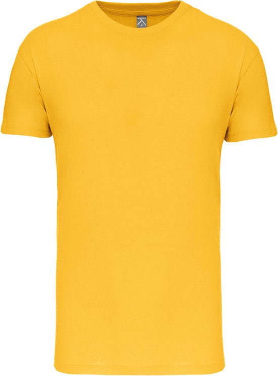 Geel T-shirt met ronde hals merk Kariban maat XL