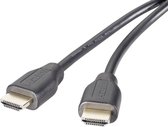 SpeaKa Professional HDMI Aansluitkabel HDMI-A stekker, HDMI-A stekker 5.00 m Zwart SP-9075604 Audio Return Channel (ARC