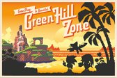Poster Sonic the Hedgehog Come Play at Beautiful Green Hill Zone 91,5x61cm