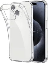 MMOBIEL Telefoon Hoes Geschikt voor iPhone 15 Plus - Transparant Telefoonhoesje - Phone Case Ultra Dun - Siliconen TPU Beschermhoes - Flexibel Schokbestendige Slim Fit Back Cover Case