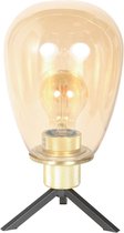 Steinhauer tafellamp Reflexion - amberkleurig - metaal - 15 cm - E27 fitting - 2682ME